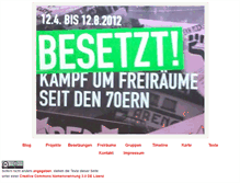 Tablet Screenshot of besetzungsarchiv.org